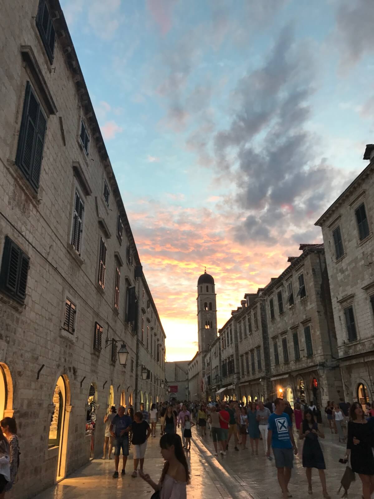carrers turístics de Dubrovnik