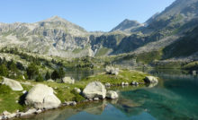 Vistes des del llac de Gémena