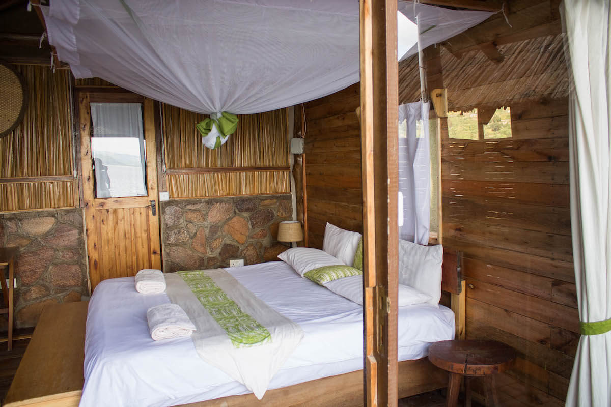 Les cabines a Mutanda Lake Resort