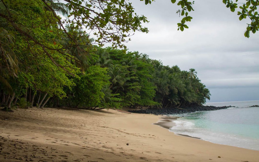 Platja deserta a Príncipe, Sao Tomé i Príncipe