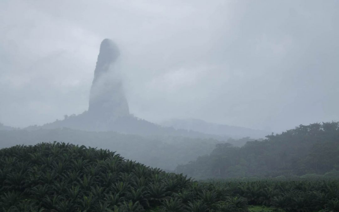 Pico do Cao Grande a Sao Tomé