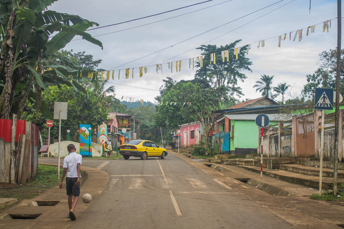 Illa de São Tomé : excursió pel centre