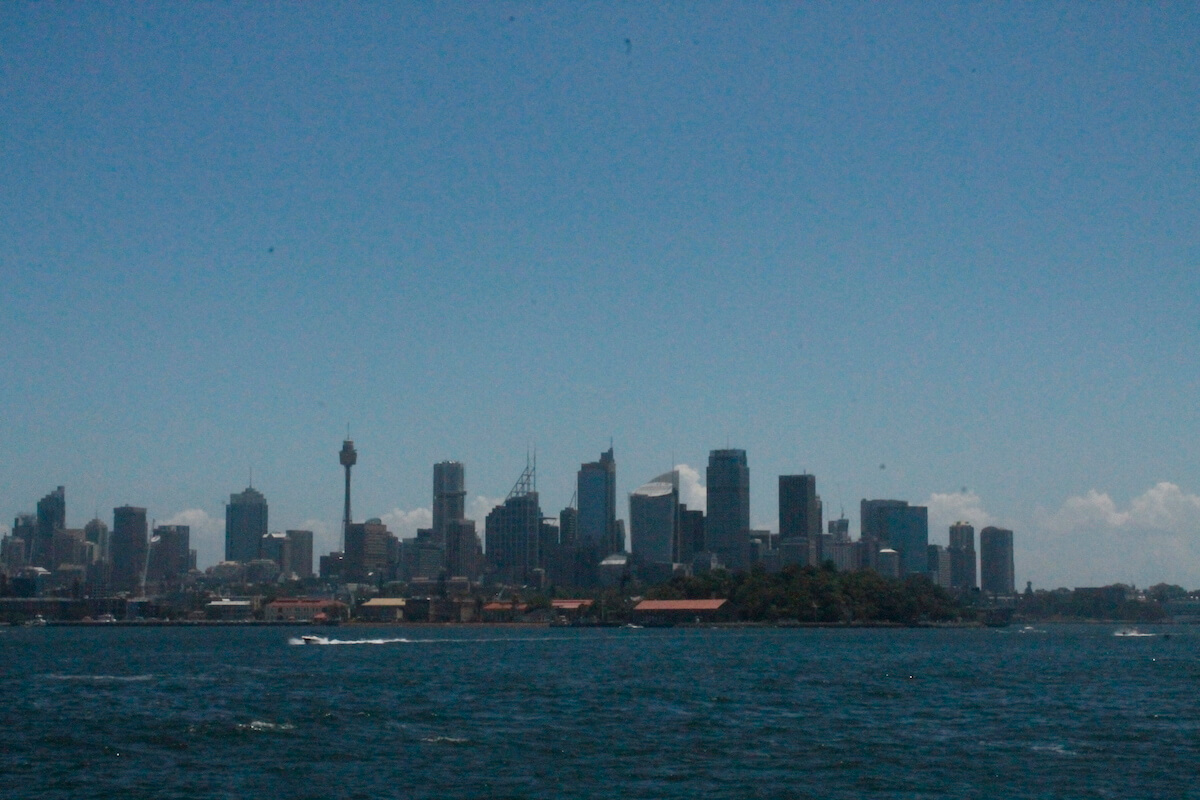 Sydney from the sea