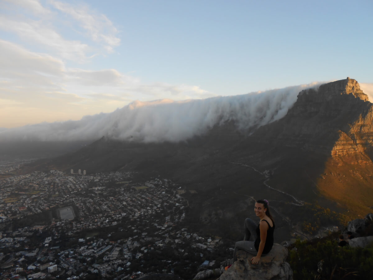 Lion's Head Full moon sunset