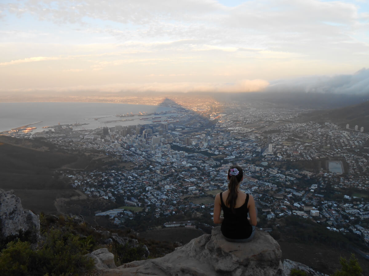 Lion's Head Full moon sunset