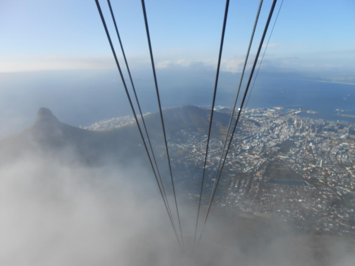 Table Mountain table car