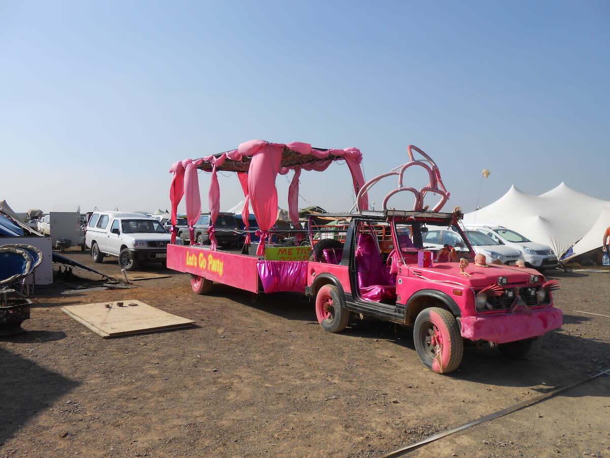 Mutant vehicle in Tankwa Town