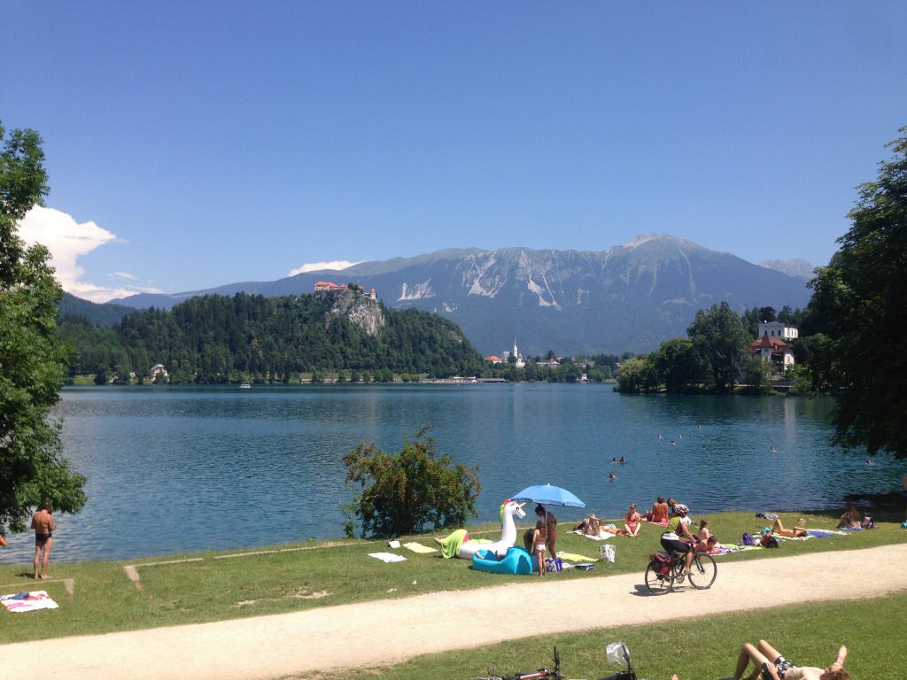 Lake Bled views from the shore