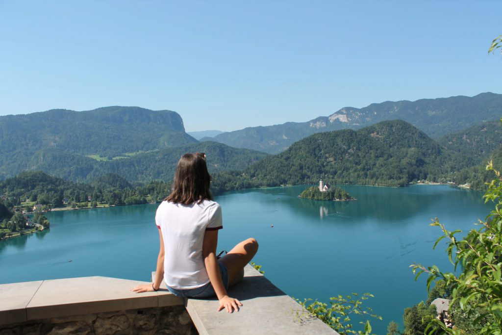 Views of Lake Bled from the castle