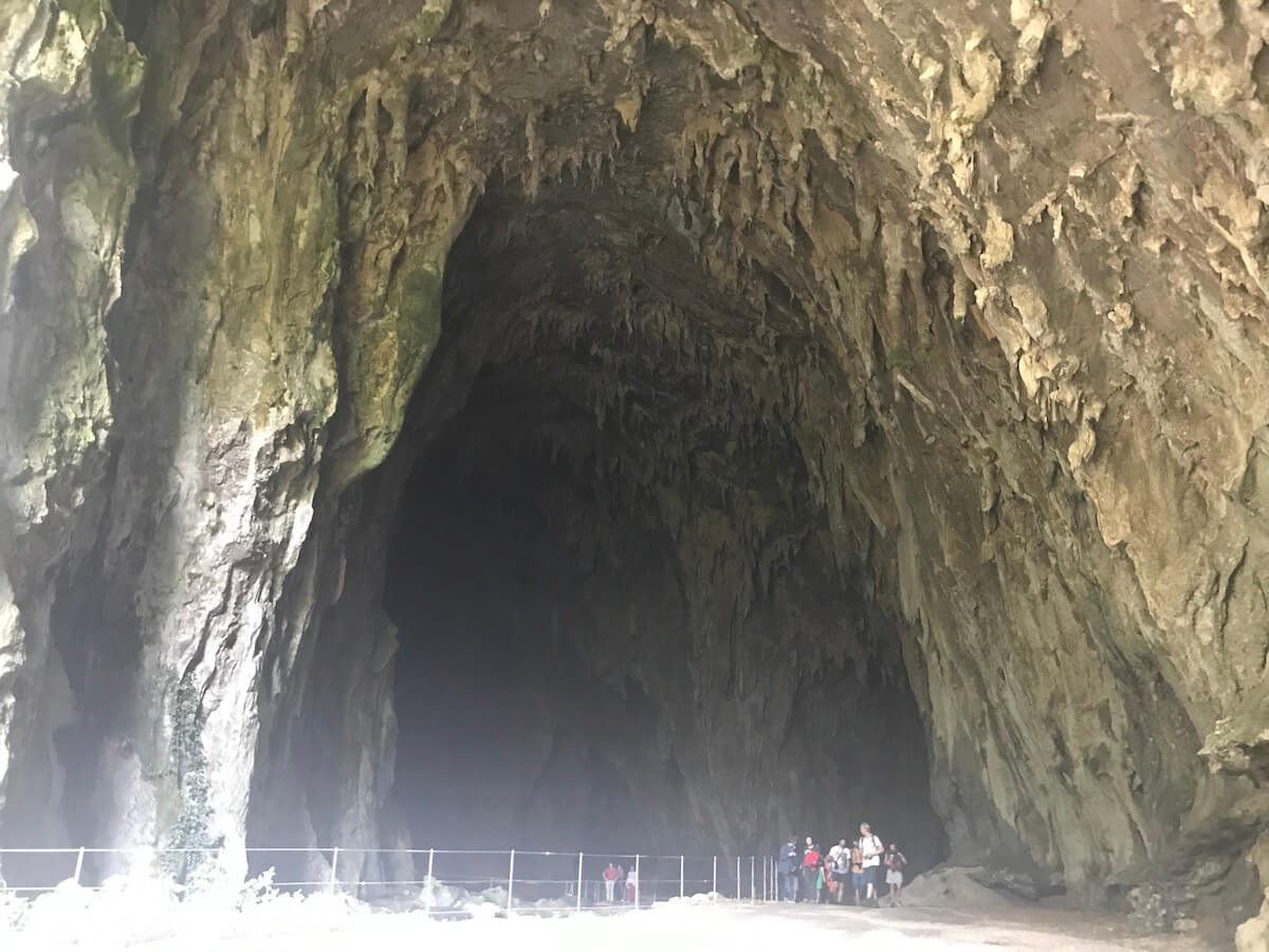 visiting the Skocjan caves