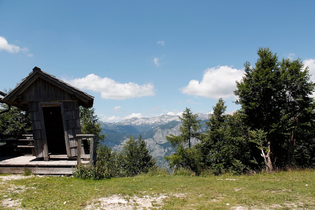 Vogel ski resort views during summer