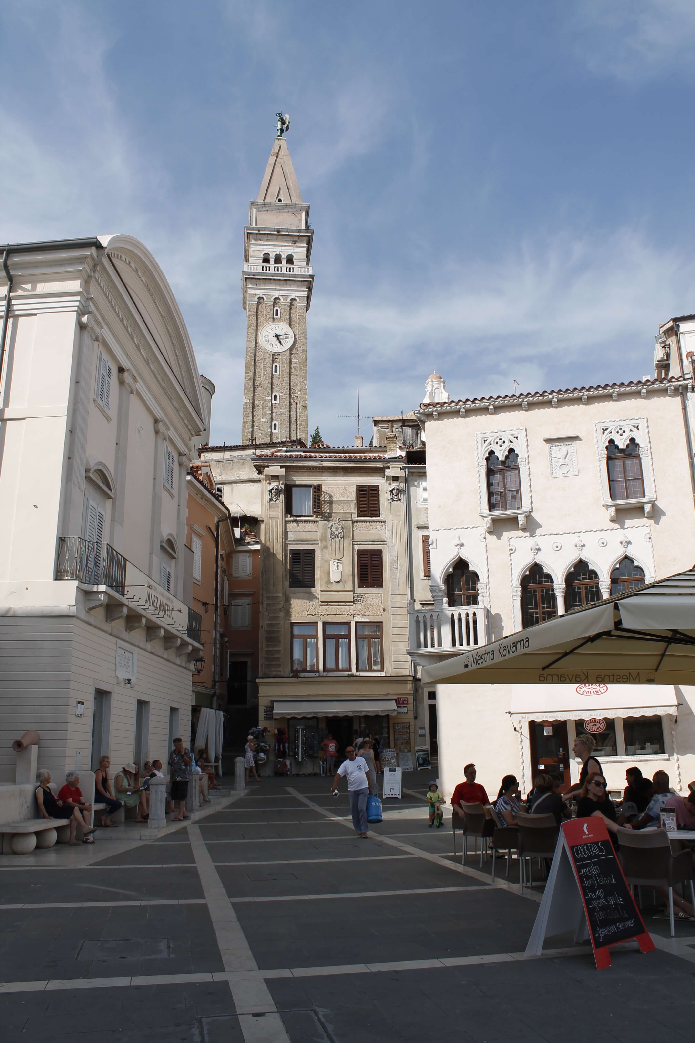 Piran's main square