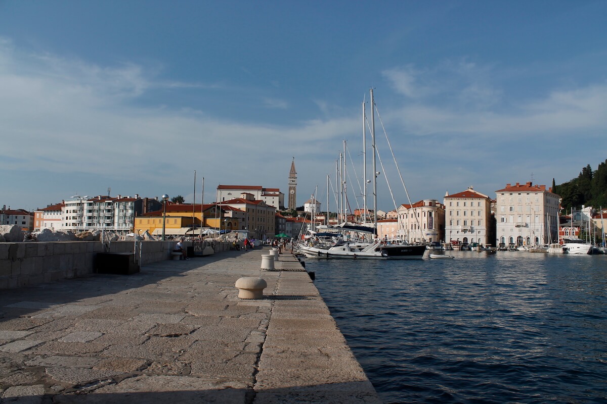 Piran's harbour