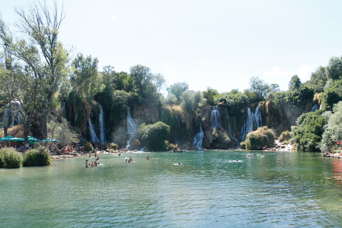 Kravica Waterfalls in Herzegovina