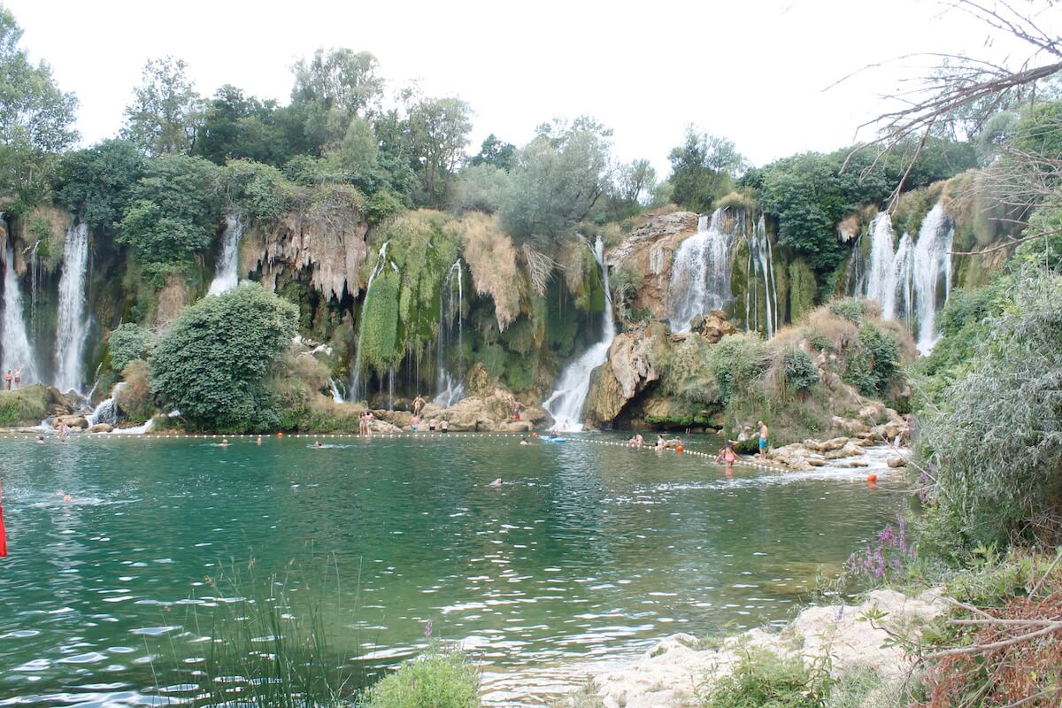 Kravica Waterfalls in Herzegovina