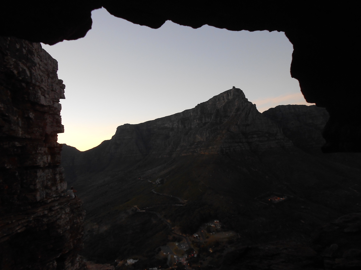 sunrise from Wally's cave
