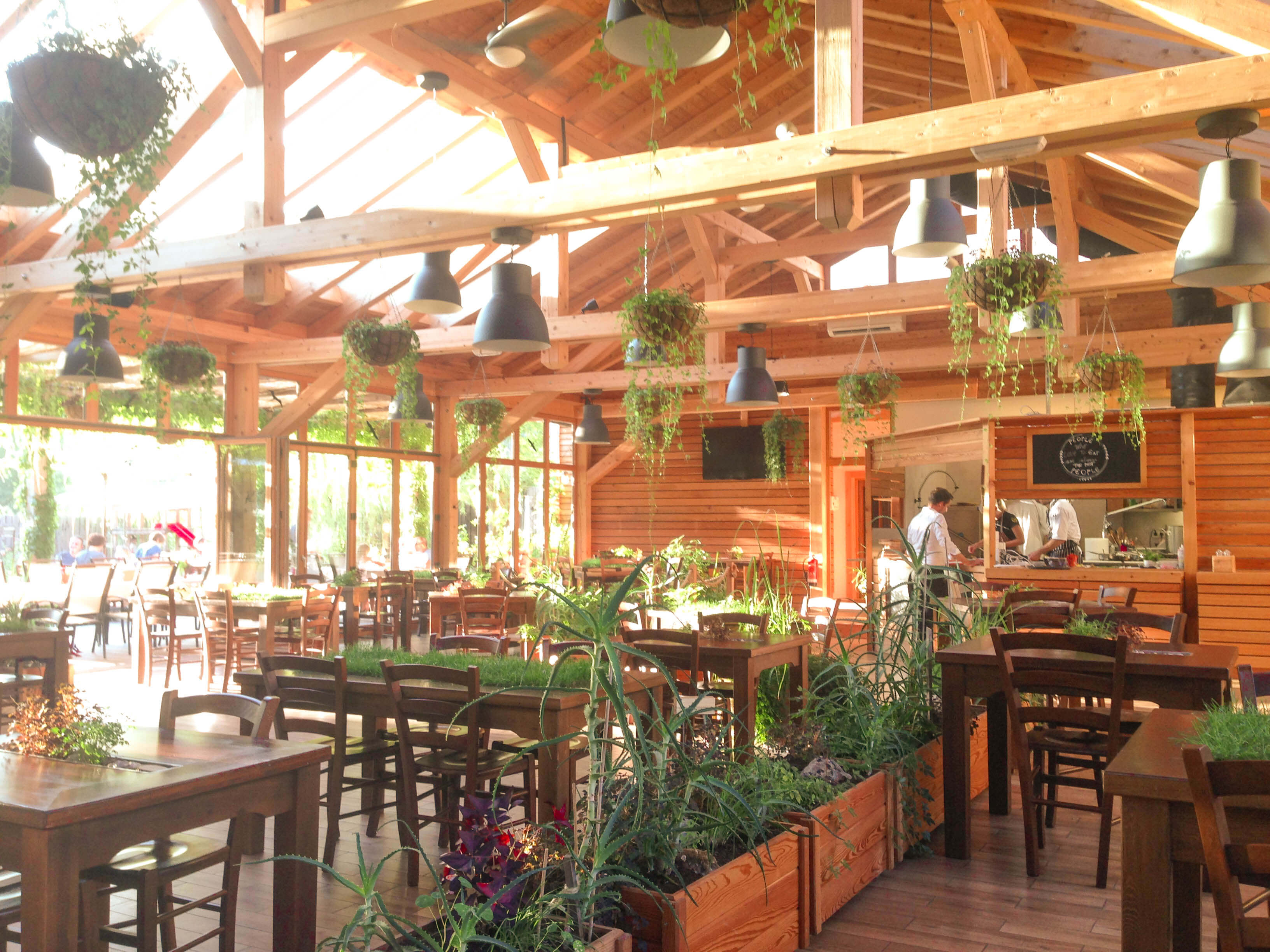 Greenhouse restaurant at Garden Village Bled