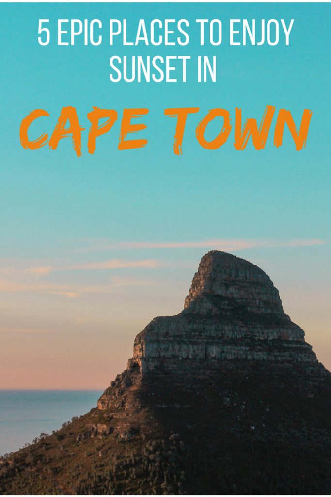 5 epic places to enjoy sunset in Cape Town