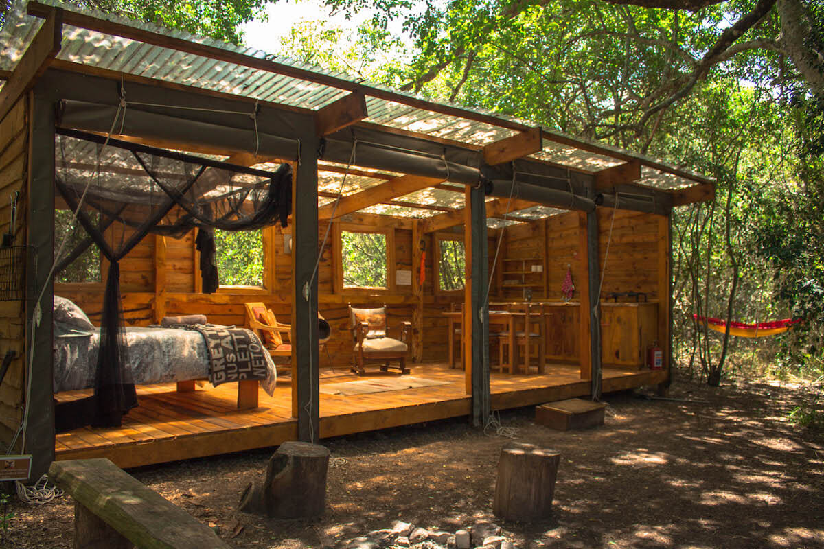 Sleeping in the middle of Platbos Forest: Bush Buck Suite