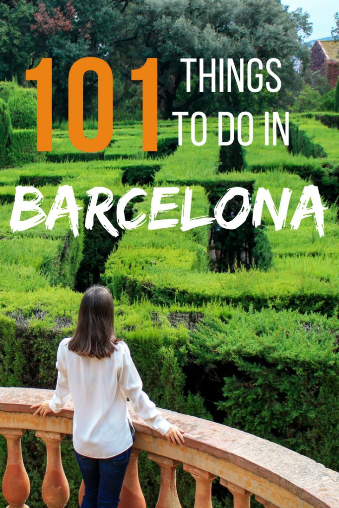 101 things to do in Barcelona