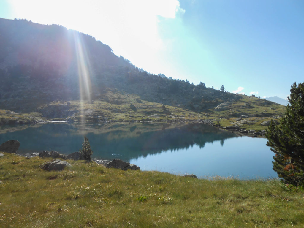 Sunrise from first Gémena lake