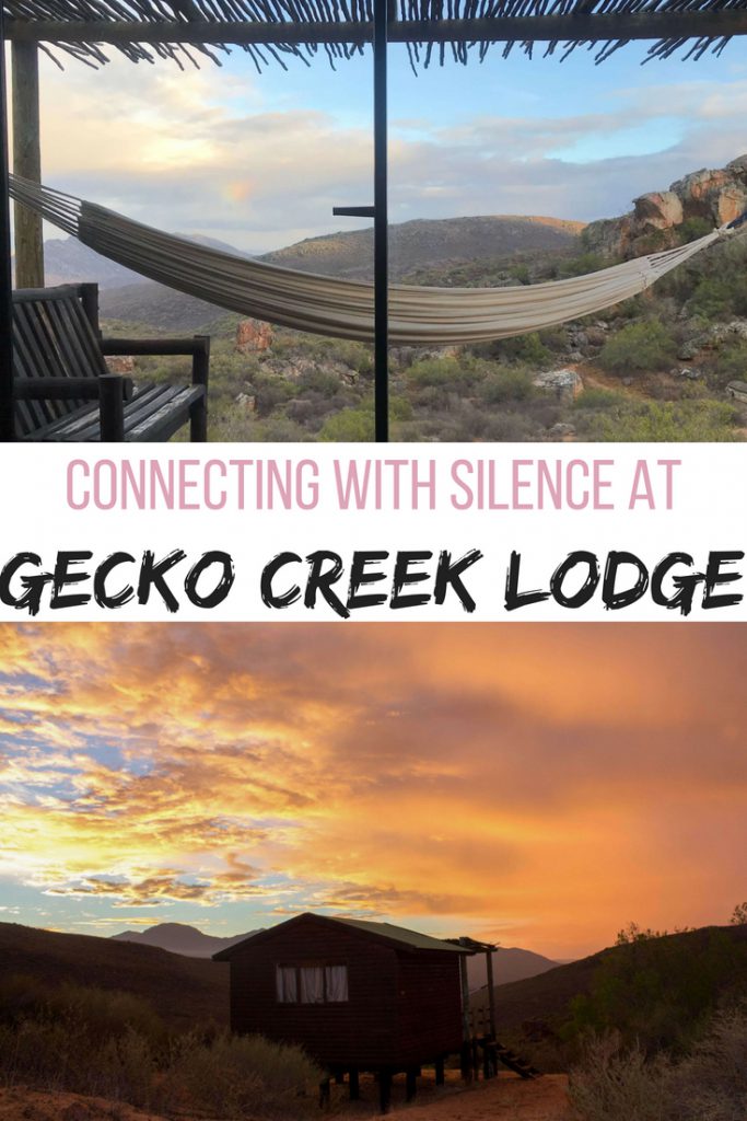 Connecting with silence at Gecko Creek