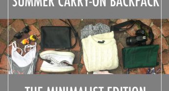 Summer carry-on backpack: the minimalist guide