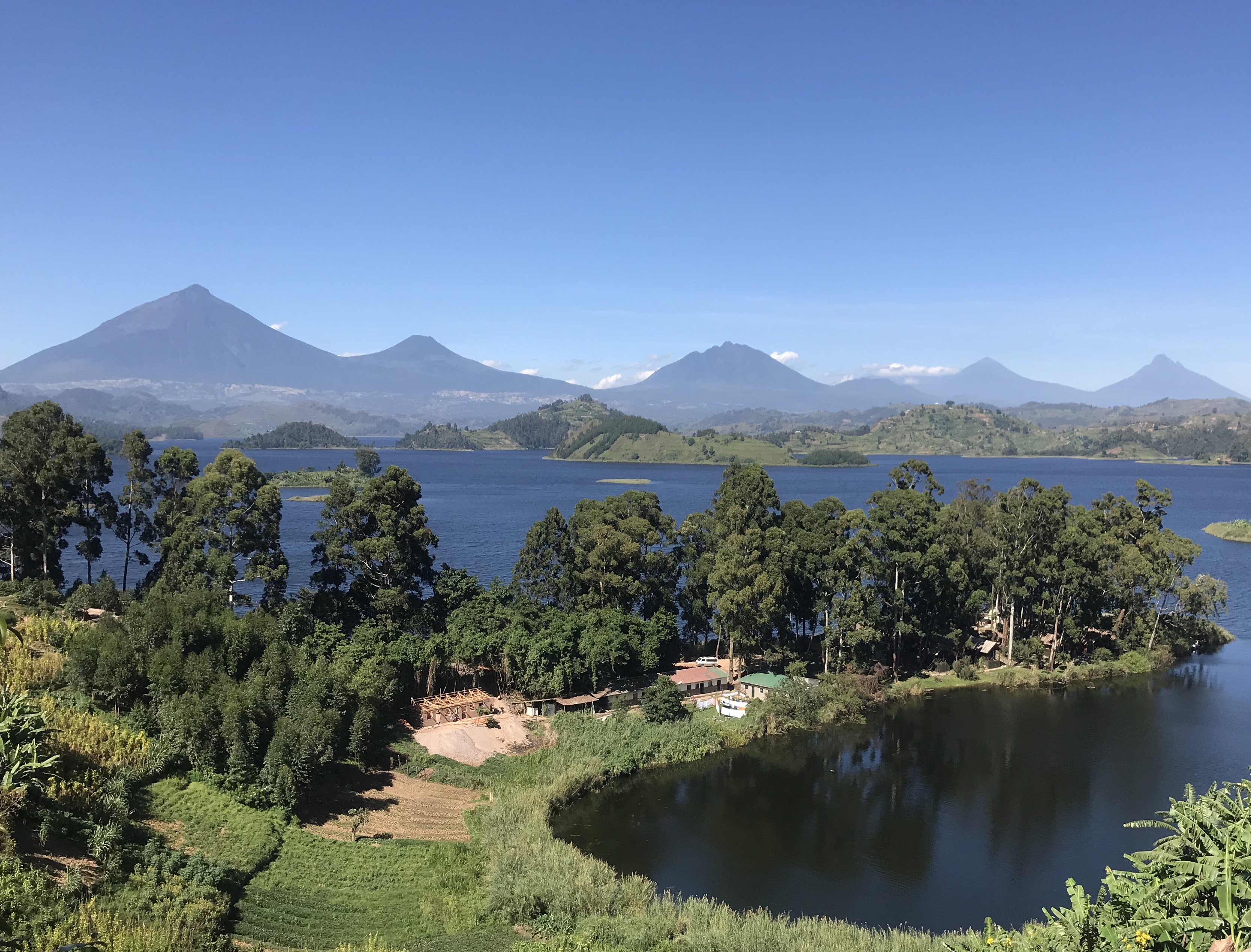 Views for days at Mutanda Lake Resort | I'M 8 HOURS AHEAD