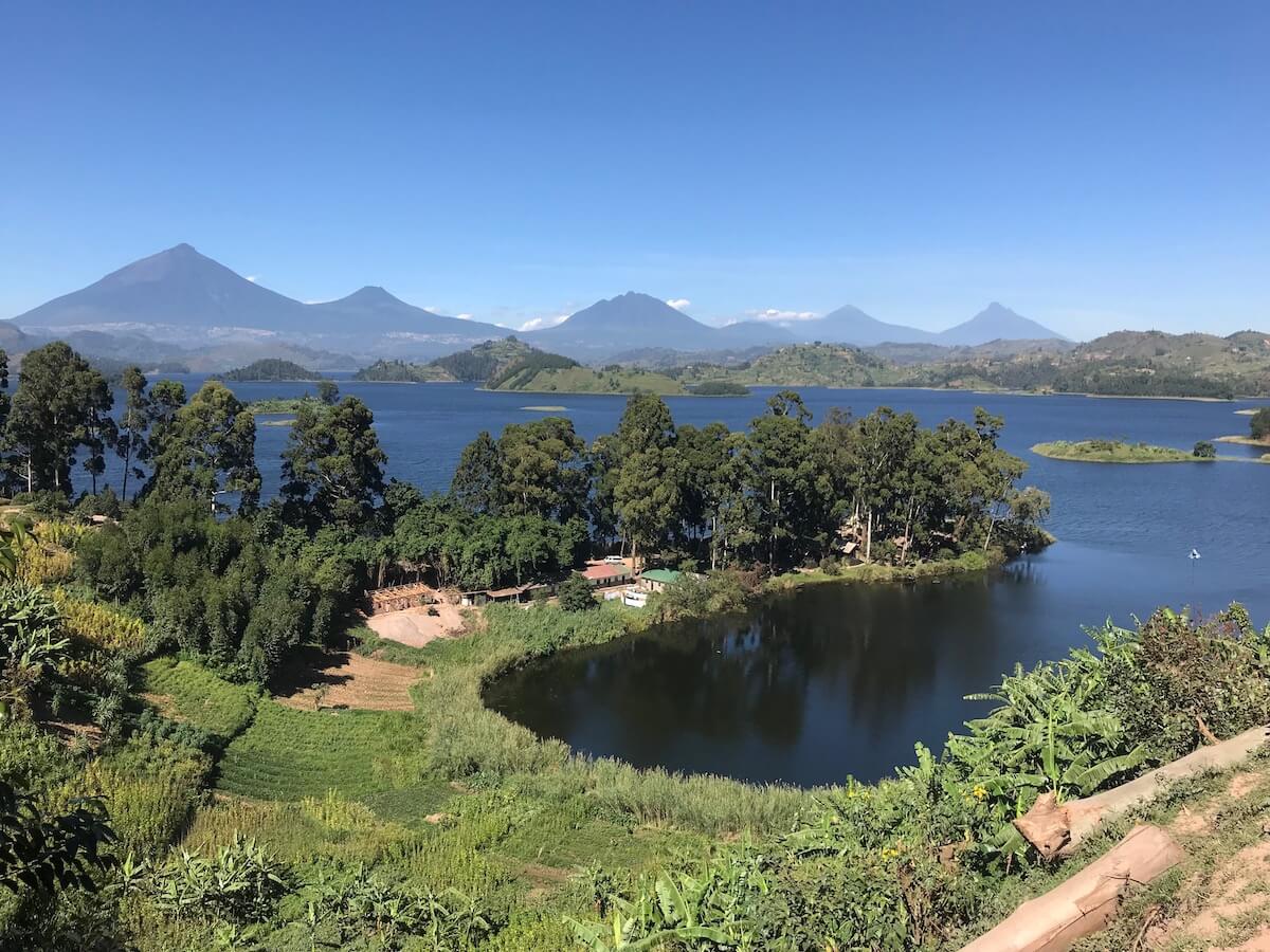 Chilling around Lake Mutanda