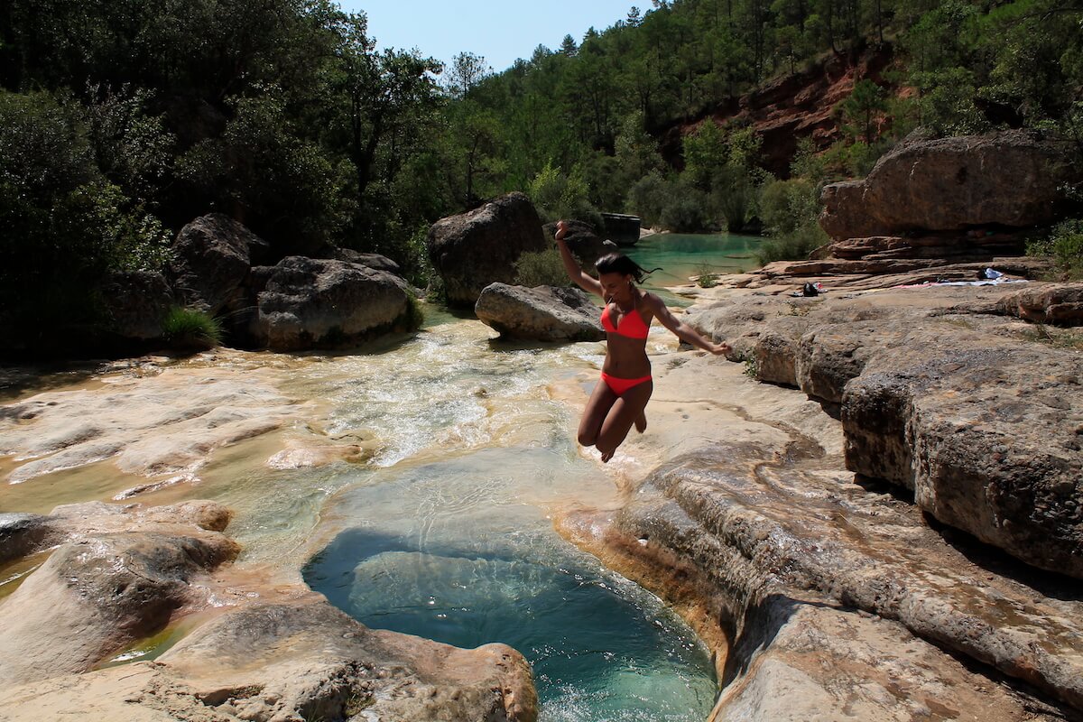 Rock pools of Rialb River: the complete guide