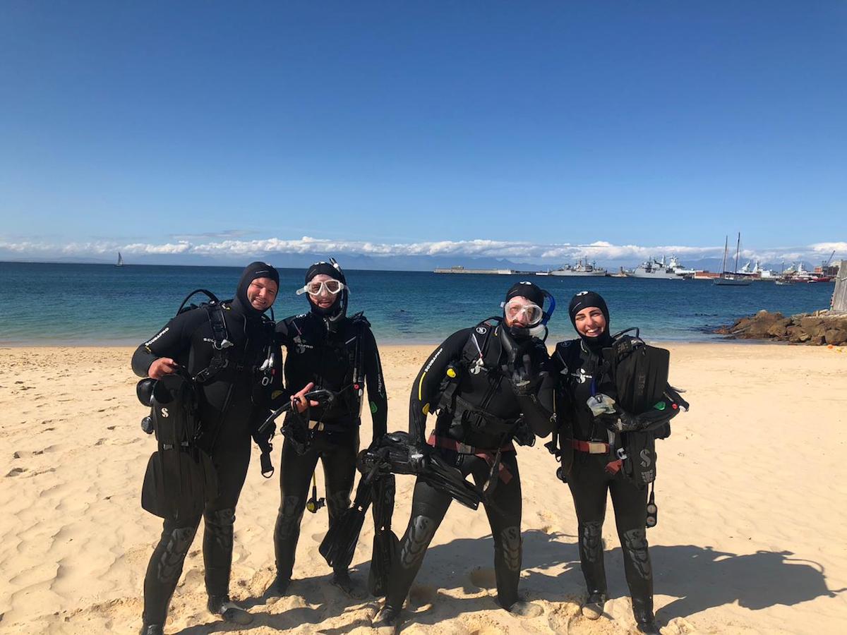 Open Water certificate in Cape Town new friends