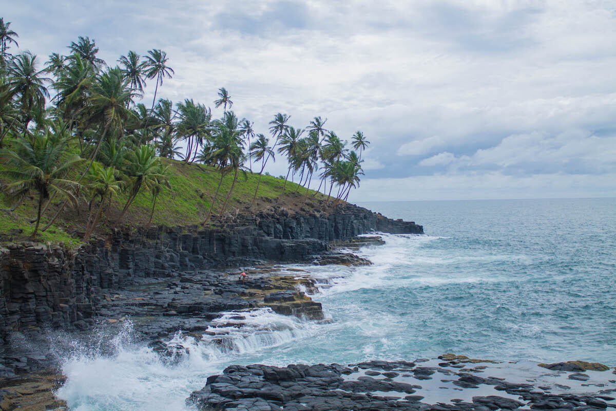 São Tomé Southern day tour: blowhole