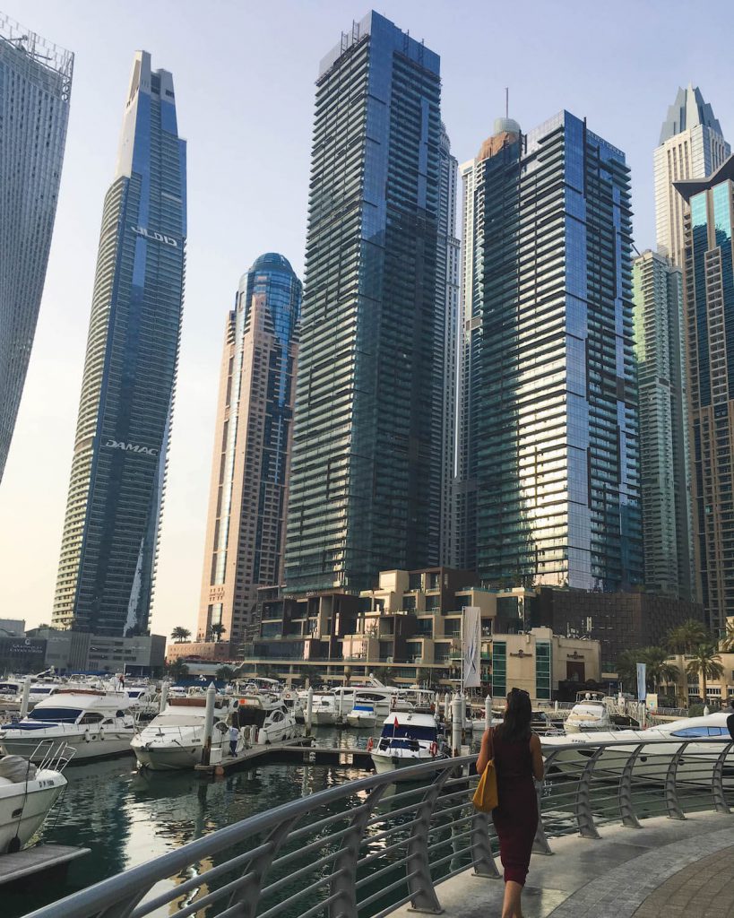 Stopover in Dubai 3 day itinerary: Dubai Marina