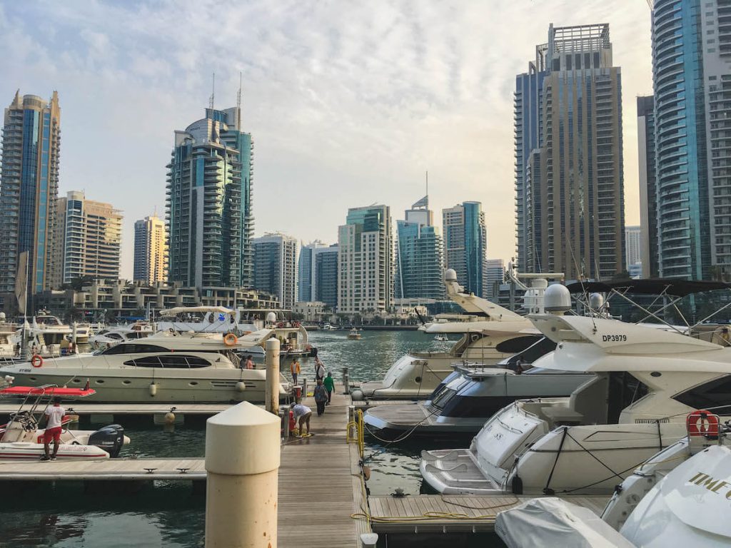 Stopover in Dubai 3 day itinerary: Dubai Marina