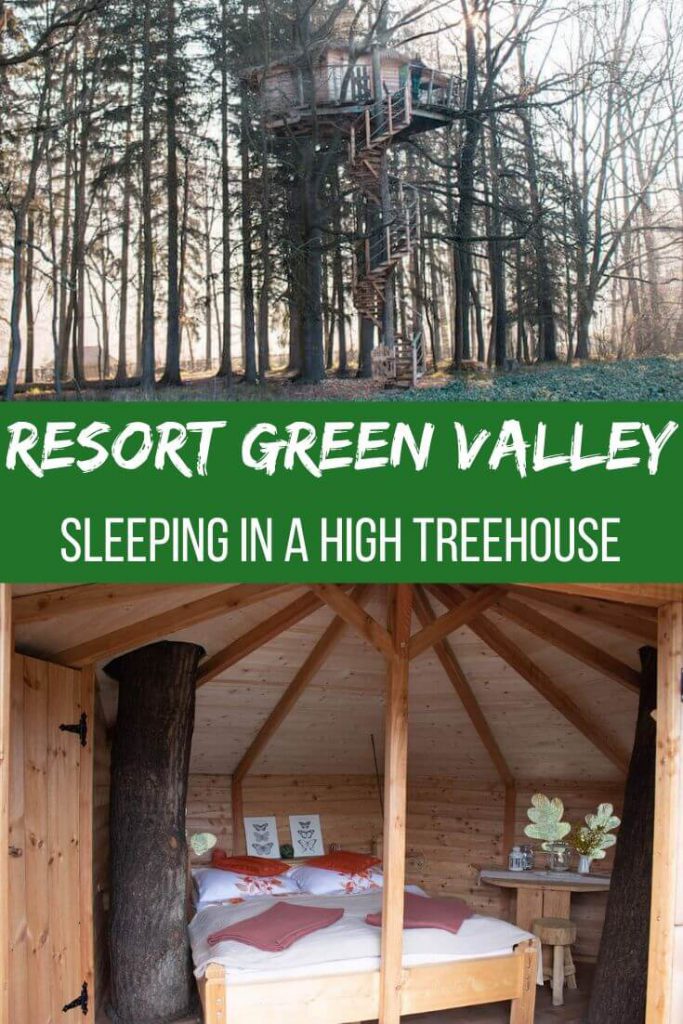 Resort Green Valley: treehouse near Prague