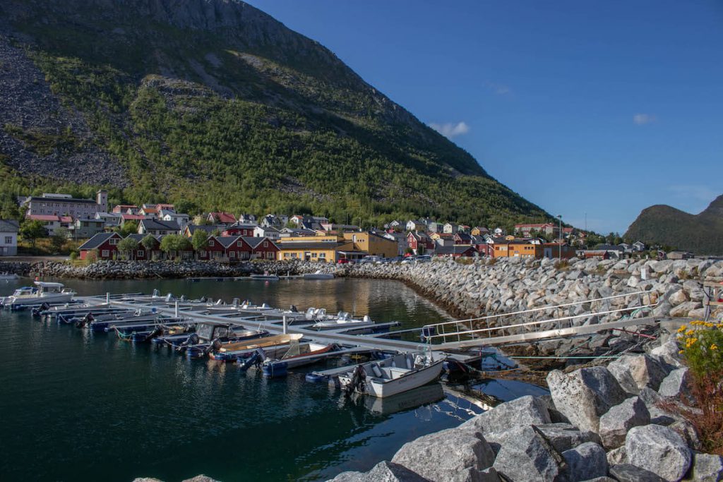 arrival at Senja with Ferry