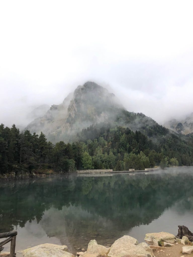 Sant Maurici lake in Aigüestortes National Park