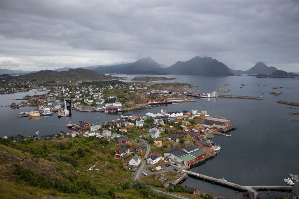 Overlooking Ballstad, Norway