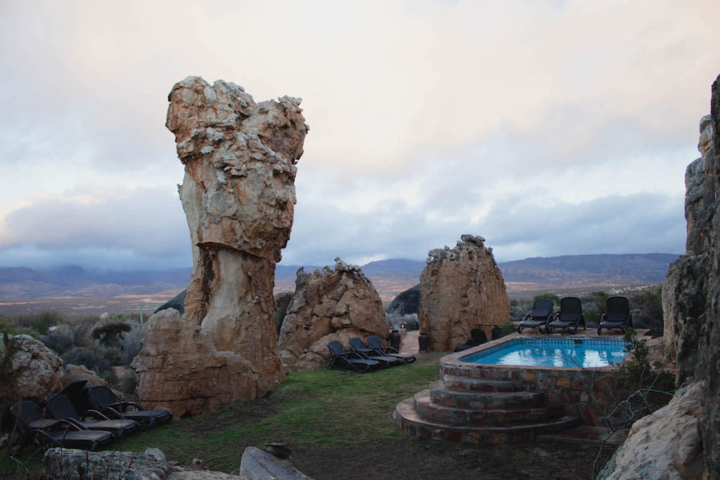 The pool at Kagga Kamma lodge