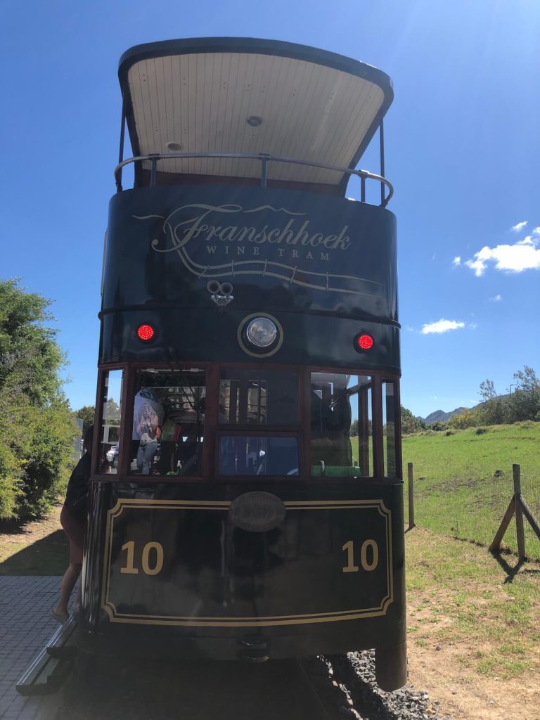 Wine Tram in Franschhoek