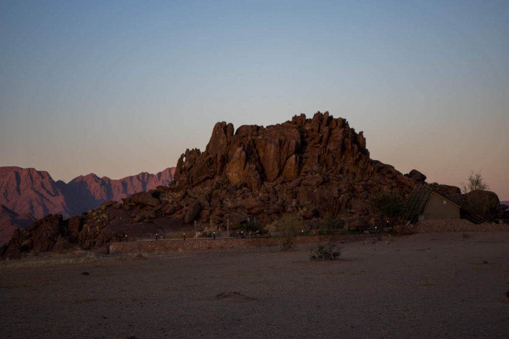 Desert Quiver Camp outcrop